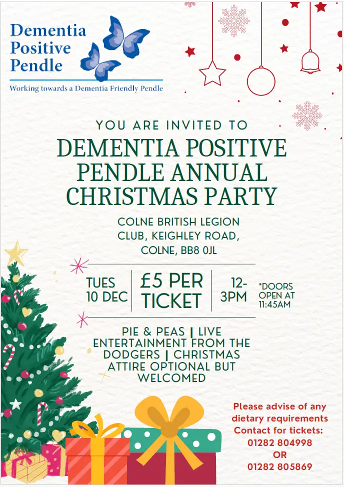 Coronation Flyer Poster - Dementia Positive Pendle Fundraiser
