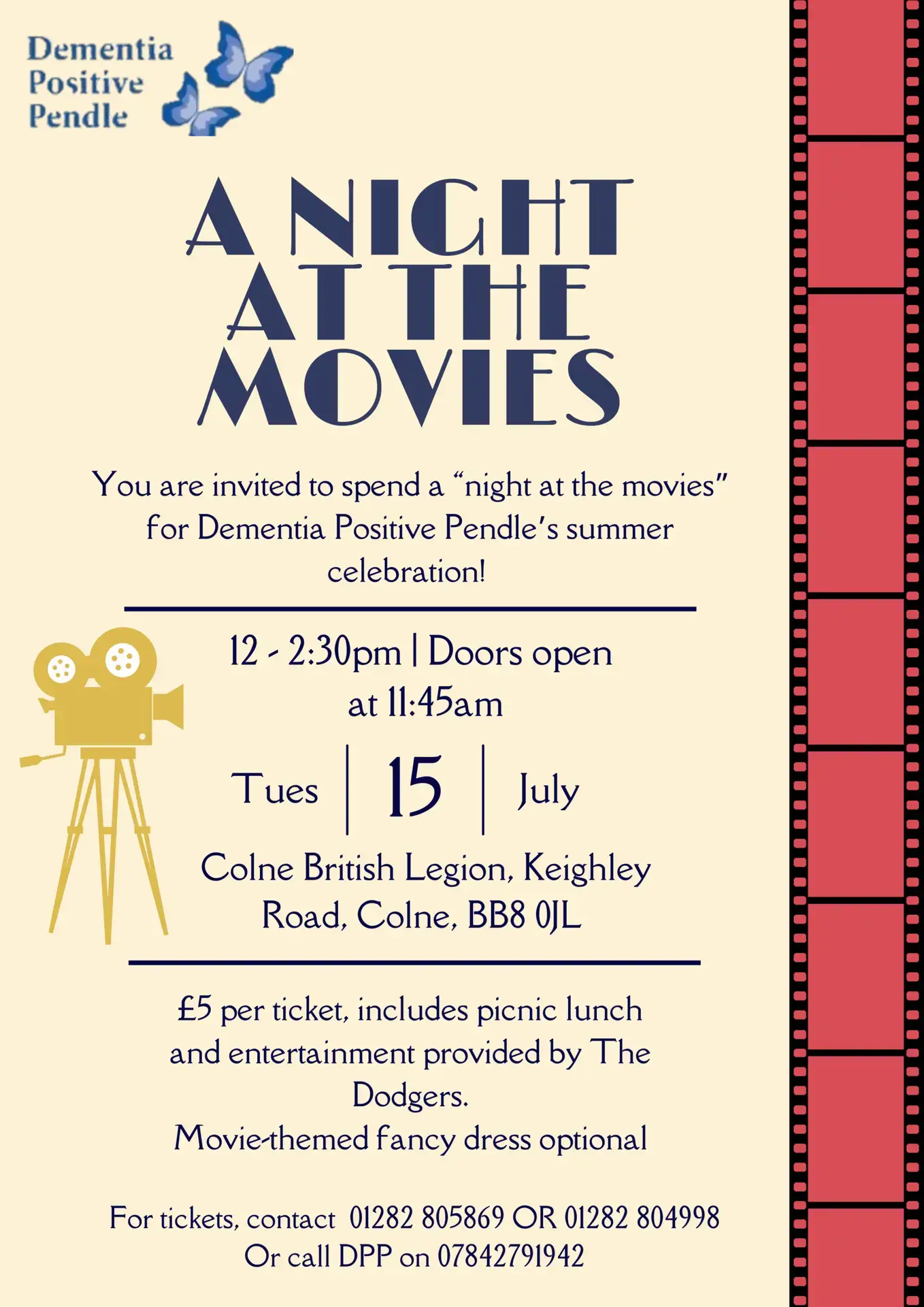 A Night At The Movies - Fund Raiser