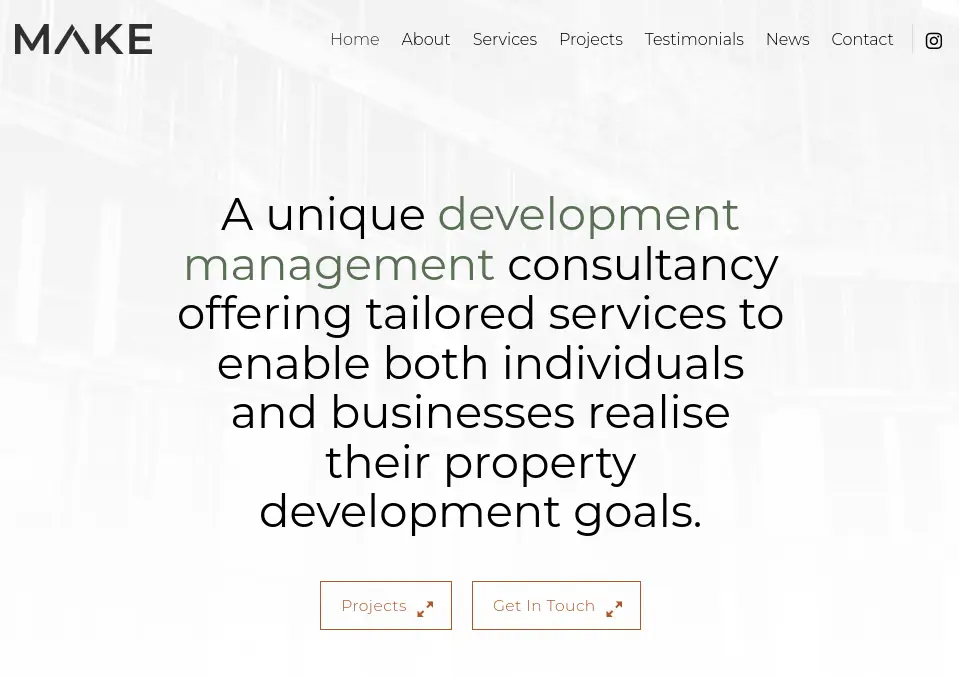 A unique development management consultancy offering tailored services to enable both individuals and businesses realise their property development goals.